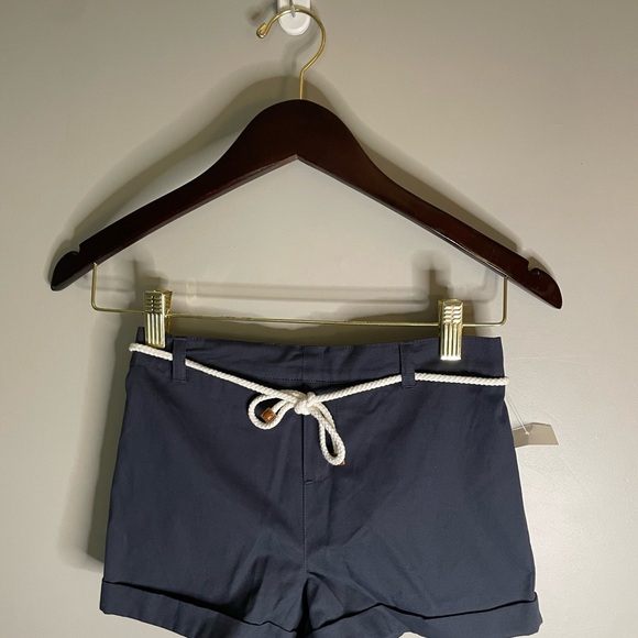 Navy/White shorts set with matching hat - Picture 7 of 14